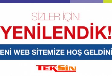 Web Sitemiz yenilenmiştir