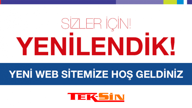 Web Sitemiz yenilenmiştir
